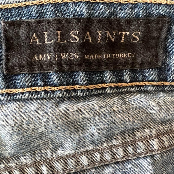 All Saints Amy Girlfriend Jeans size 26 - Picture 13 of 13